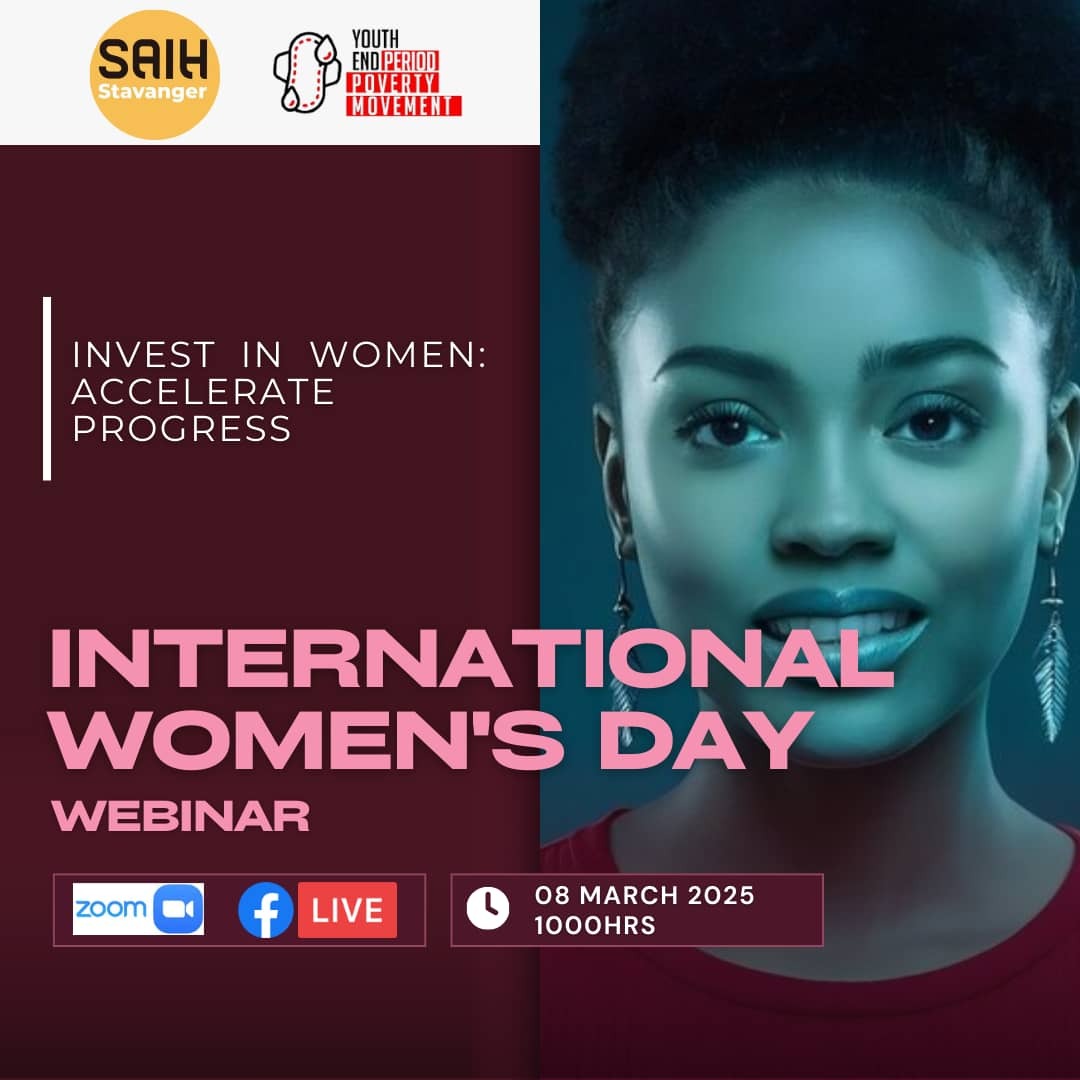 SAIH Stavanger and Youth End Period Poverty Movement Unite for Global Webinar on International Women’s Day 2025.
